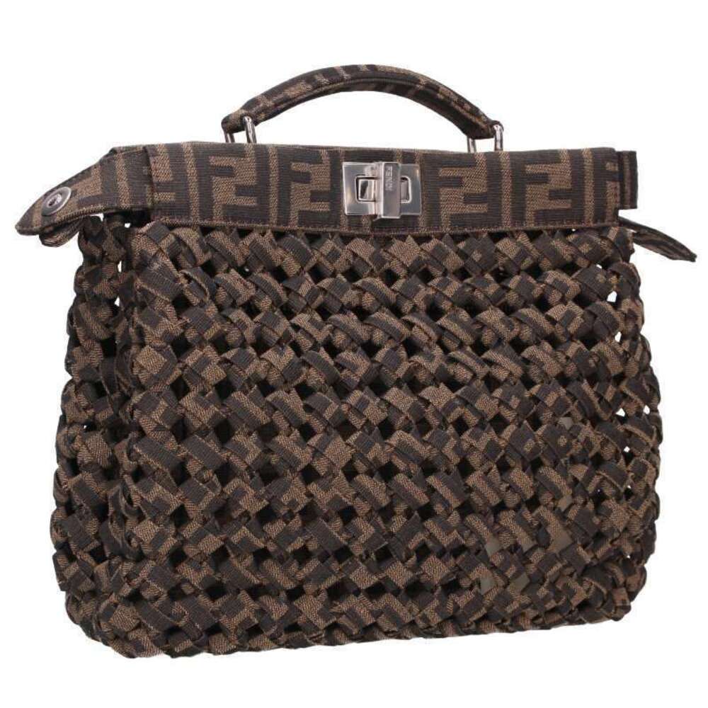 Fendi ISeeU Zucca Handbag Brown
